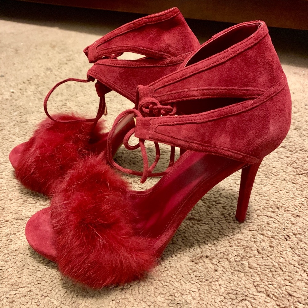 Michael kors rabbit fur very SEXY heels.